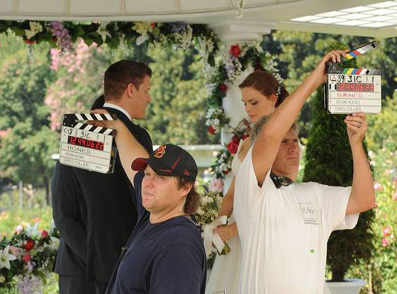 Bones, Wedding BTS, EMBARGOED UNTIL 10.17.13 Bones, Wedding BTS, EMBARGOED UNTIL 10.17.13